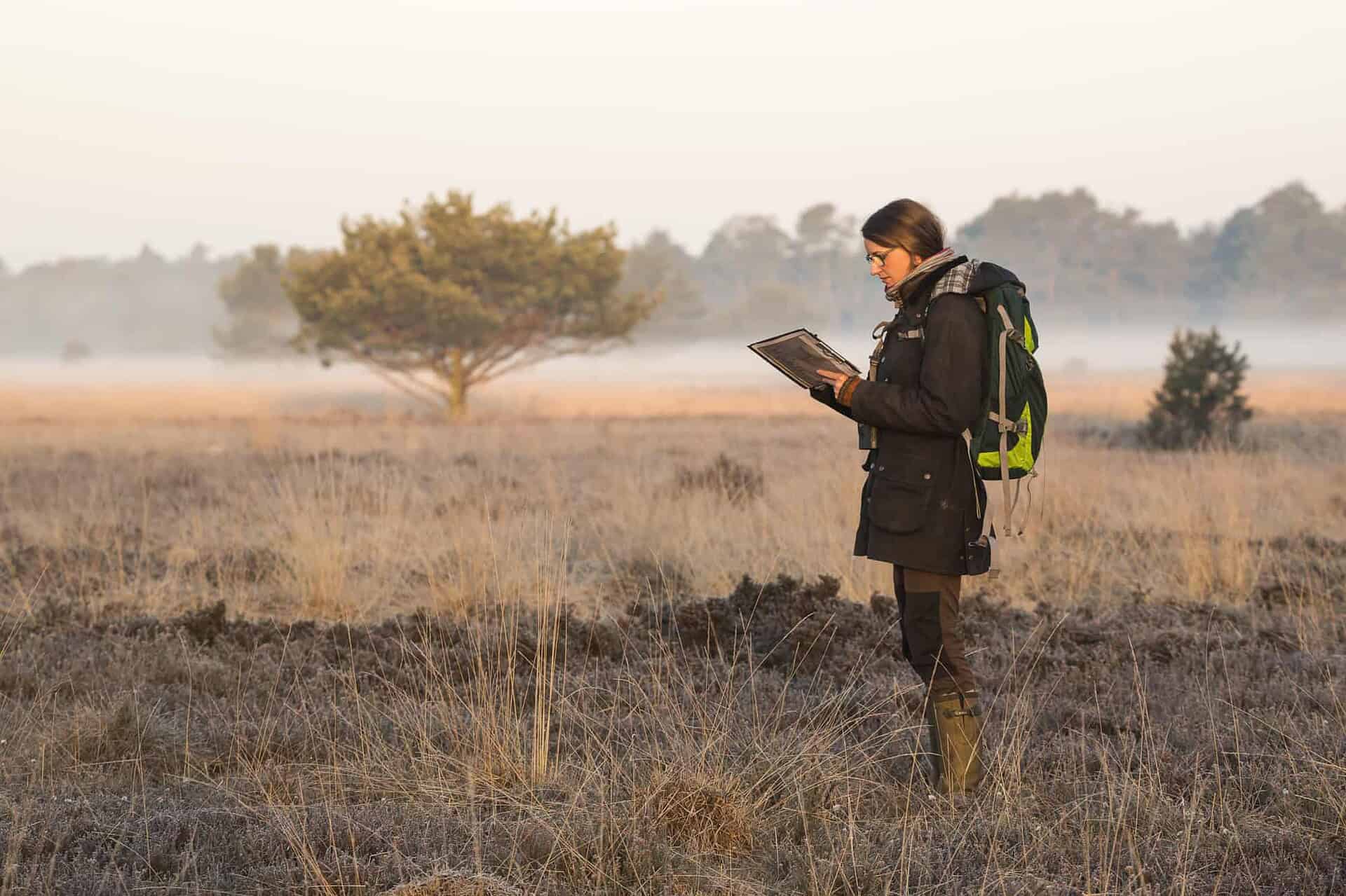 Brutvogelkartierung im Rahmen der Schutzgebietsbetreuung Lüneburger Heide | Foto: Philipp Steiger
