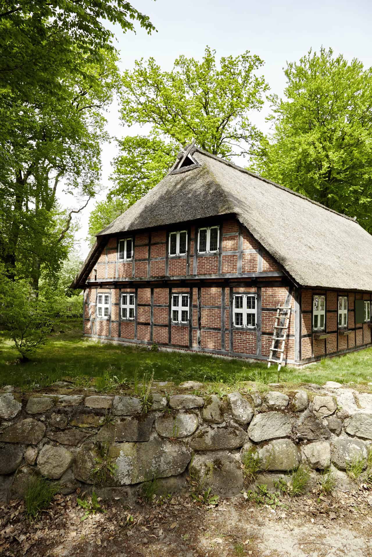 Giebelansicht der Heidemuseums "Dat Ole Huus" | Foto: Christian Burmester