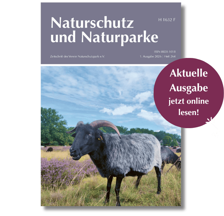VNP Mitgliederzeitschrift Naturschutz und Naturparke Heft 258 Titel transparent