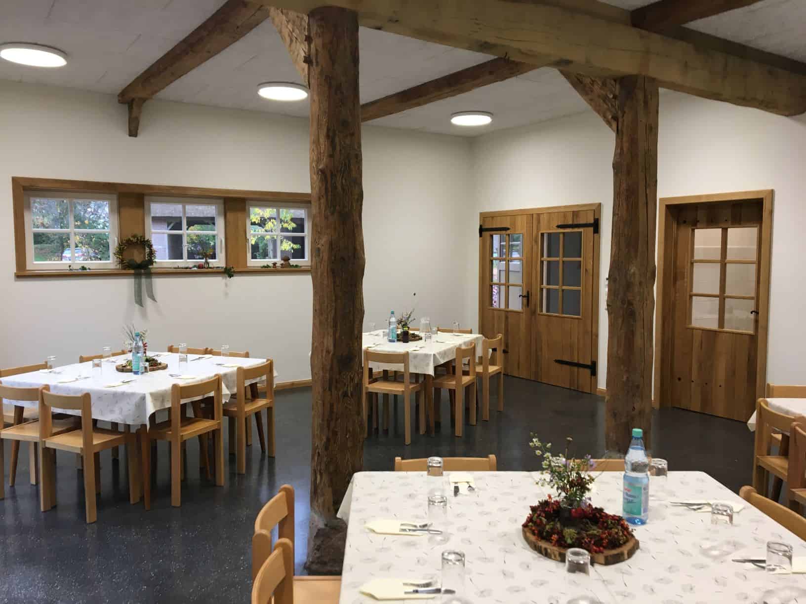 VNP-Schulbauernhof Hillmershof-Küchenscheune-Speisesaal